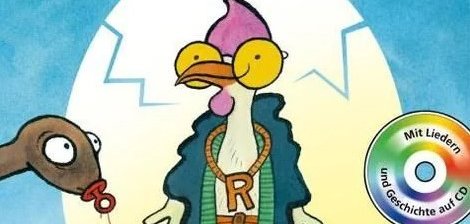 Cover des Buches über das Rap-Huhn aus dem Carlsen-Verlag.