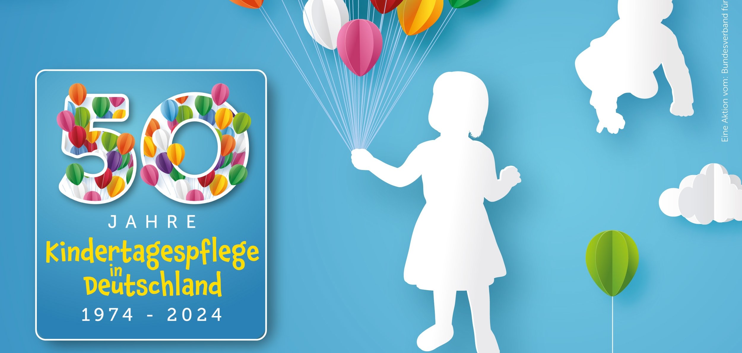 Offizielles Plakat des Bundesverbands Kindertagespflege.