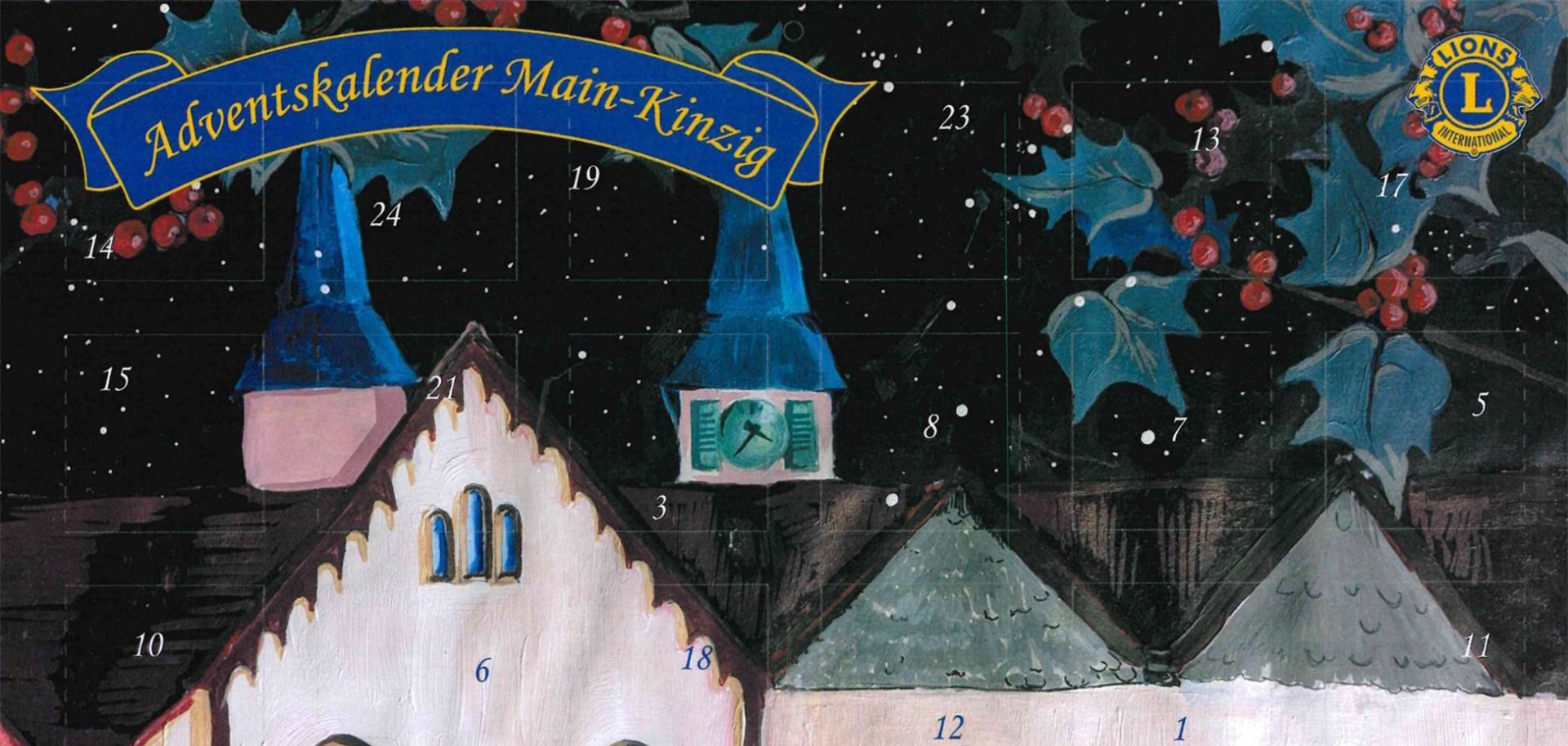 Cover des Adventskalenders vom Lions-Club.