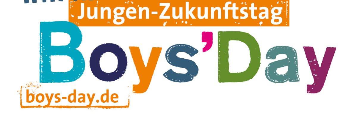Aufruf zur Teilnahme am Boys Day - offizielles Banner.