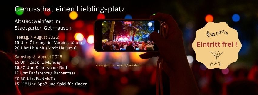 Titelbild mit Infos zum Altstadtfest.