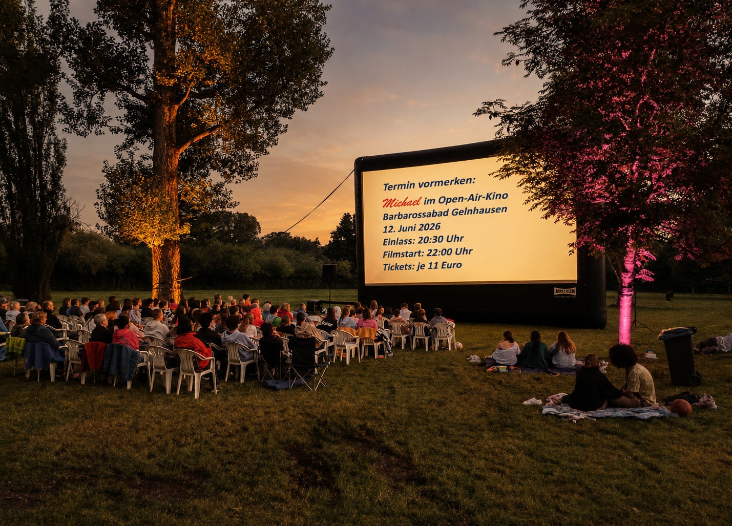 Open-Air-Kino Freibad