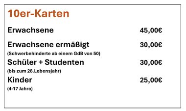 10er-Karten 10er-Karten