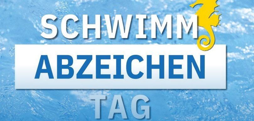 Logo der DLRG zum Schwimmabzeichentag 2023