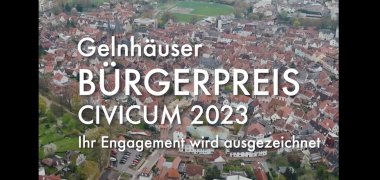 Titelbild des Bewerbungsvideos zum Bürgerpreis - eine Stadtansicht.
