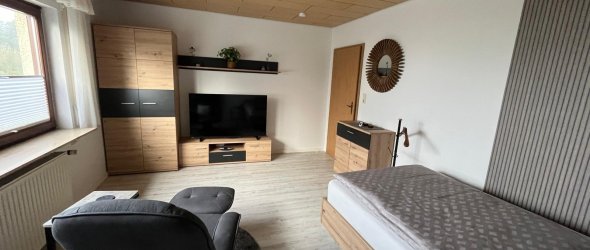  Blick in ein Zimmer der Ferienwohnung.