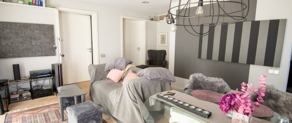  Blick in ein Zimmer der Ferienwohnung.