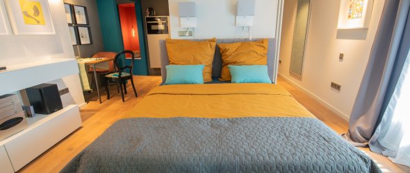  Blick in ein Zimmer der Ferienwohnung.