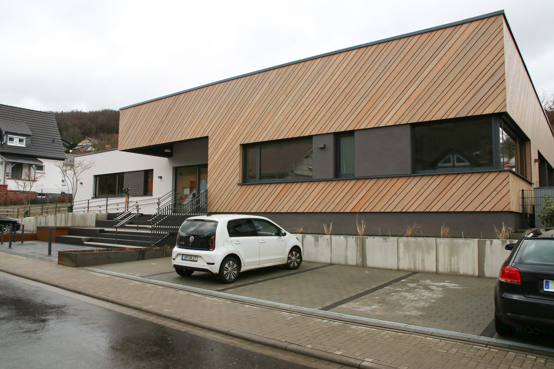 Die Aussenfassade der Kindertagesstätte Haitz.