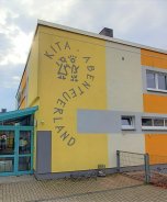 Kita Abenteuerland Außenansicht der Kindertagesstätte Abenteuerland.
