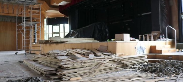 Stadthalle Reparaturarbeiten