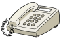 Zeichnung eines Telefons zur Illustration in Leichter Sprache.