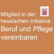 Logo der hessischen Kampagne Charta der Pflege, an der die Stadt Gelnhausen teilnimmt.