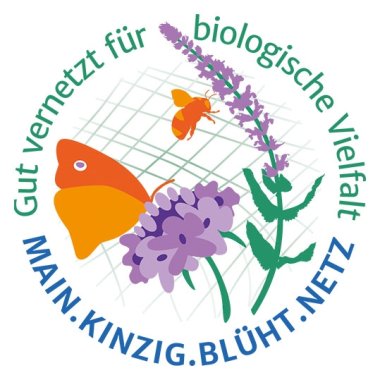 Logo des kreisweiten Projektes Main-Kinzig blüht für biologische Vielfalt