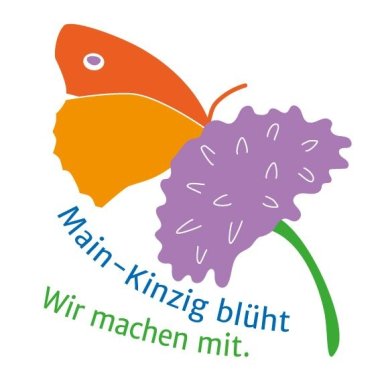 Logo des kreisweiten Projektes Main-Kinzig blüht für biologische Vielfalt