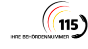 Logo der bundesweiten Behördennummer 115