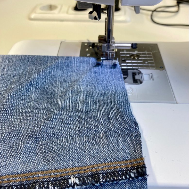 Jeans werden neue Stücke