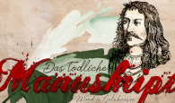 Logo "Das tödliche Manuskript" Logo "Das tödliche Manuskript"