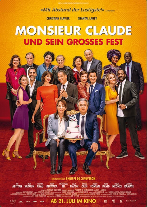 Offizielles Filmplakat zu Monsieur Claude und das große Fest.
