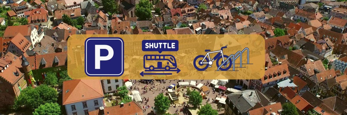 Parkplatz Shuttle Fahrradständer