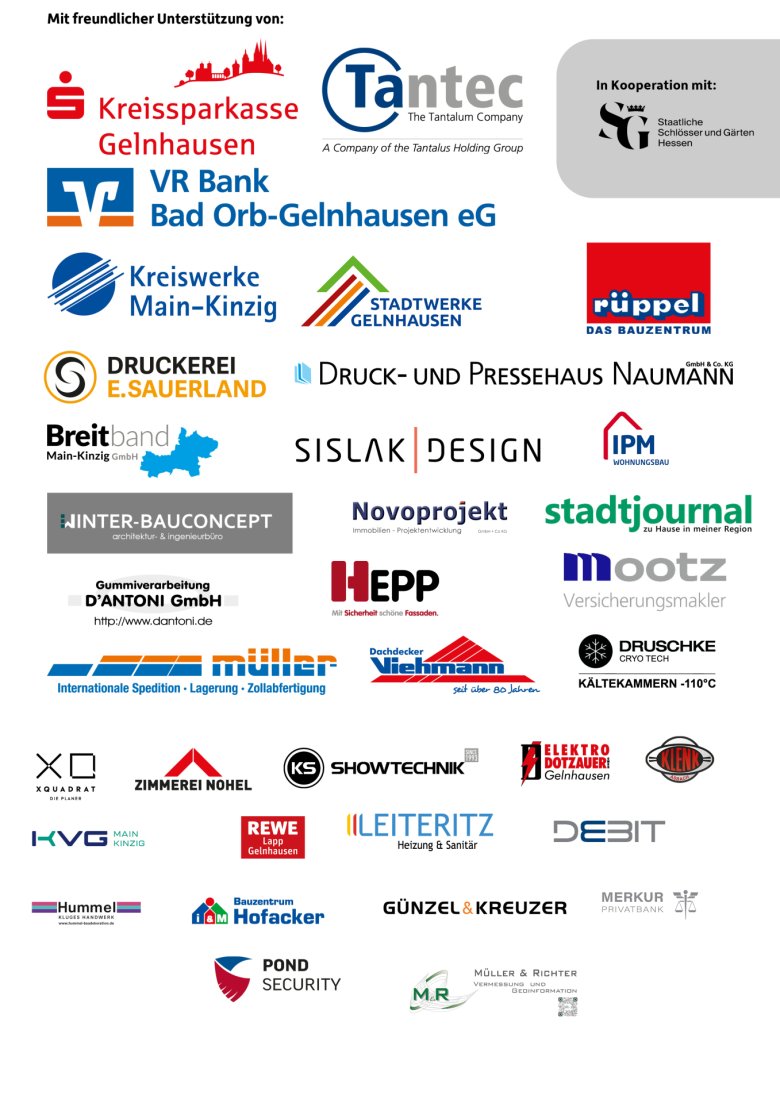 Alle Logos Sponsoren und Unterstützer Stadtrechtsfeier 2025