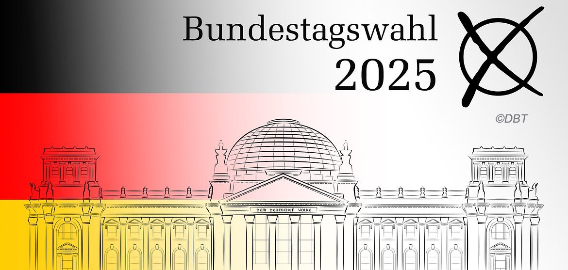 Das offizielle Wahllogo des Deutschen Bundestages.